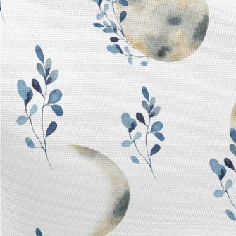 Watercolor Style Blurred Moon Pongee