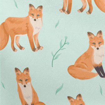 Orange Fox With Deep Eyes Pongee