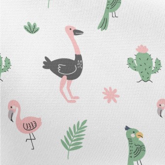 Strange Wild Birds Pongee