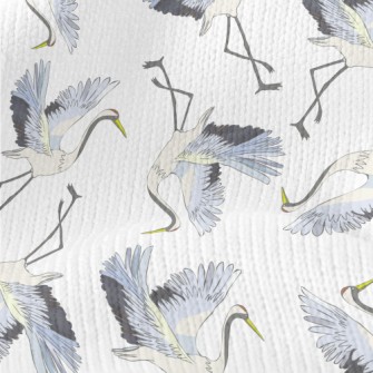 Red-crowned Cranes Spread Thei Stretch Jersey