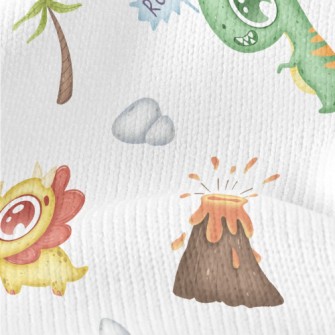 Big-eyed Baby Dinosaur And Vol Stretch Jersey
