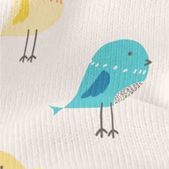 Colorful Bird Practicing Flyin Stretch Jersey