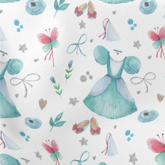 Watercolor Style Little Prince Lightweight Cotton Poplin