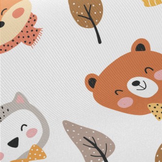 Small Animals Preparing For Wi Midweight Cotton Poplin