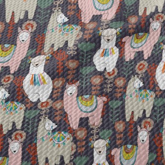 Alpacas Live An Ordinary Life  Birdseye Piqué