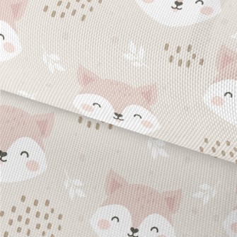 Cute And Lovely Smiling Fox Waterproof Oxford