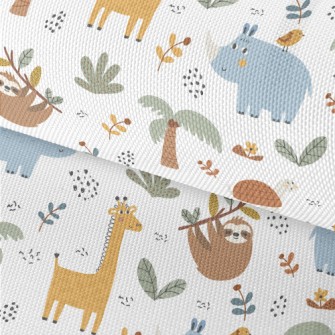 African Animals Living In Peac Waterproof Oxford