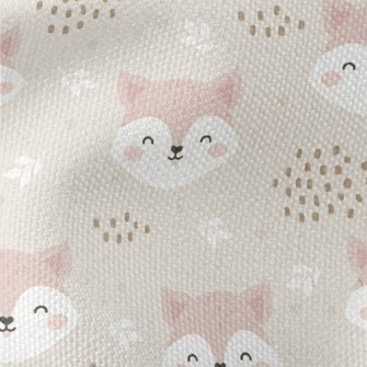 Cute And Lovely Smiling Fox Waterproof Canvas