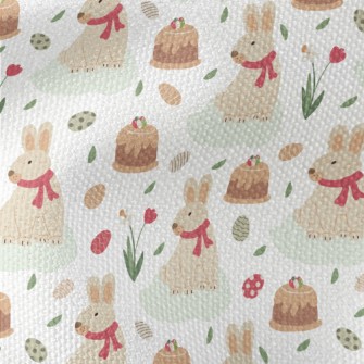 Cute Sleepy Rabbit Waterproof Canvas