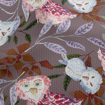 Watercolor Style Birds And Pla Athletic Mesh Flat Back