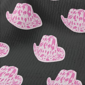 Pink Cowboy Hats Side By Side Terry
