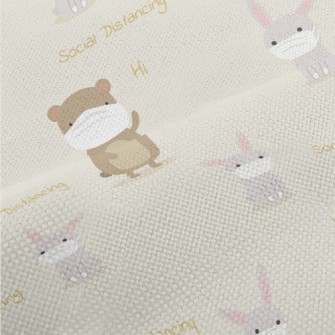 Animals Maintaining Social Dis Performance Linen