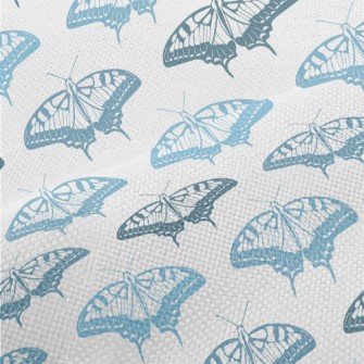 Dancing Blue Butterfly Performance Linen