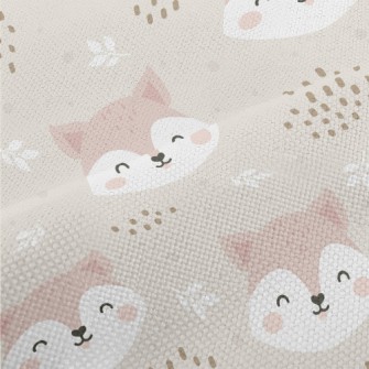 Cute And Lovely Smiling Fox Performance Linen