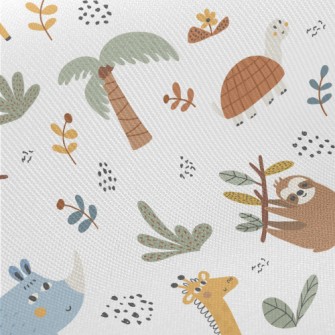 African Animals Living In Peac Twill