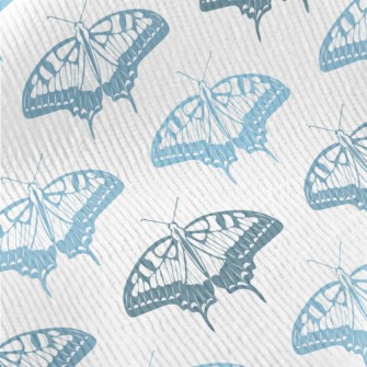 Dancing Blue Butterfly Standard Corduroy