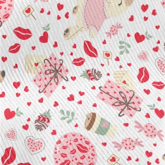 Strawberry Bear Distributes Va Standard Corduroy