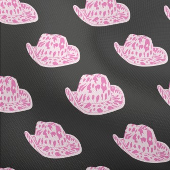 Pink Cowboy Hats Side By Side Dobby