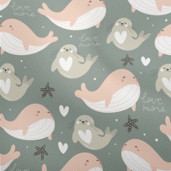 Whales And Seals Playing In Th Dobby