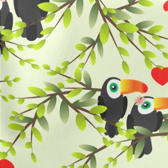 Toucan Couple On The Tree Stretch Ponte