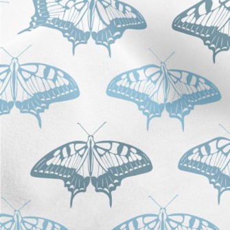 Dancing Blue Butterfly Micro Fleece