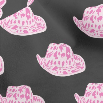 Pink Cowboy Hats Side By Side Micro Fleece