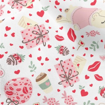 Strawberry Bear Distributes Va Micro Fleece