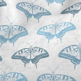 Dancing Blue Butterfly Minky