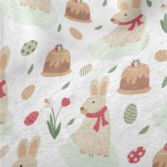 Cute Sleepy Rabbit Minky