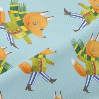 Sly Fox With Scarf Piqué