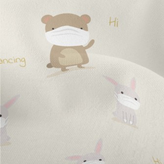 Animals Maintaining Social Dis Lightweight Performance Linen