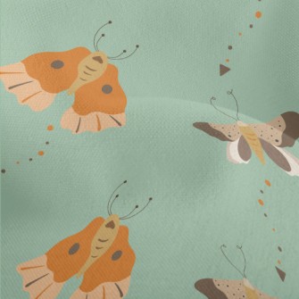 Butterflies Spreading Their Wi Lightweight Performance Linen