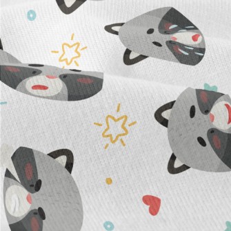 Cute Raccoon With Rich Emotion Modern Jersey