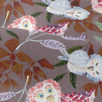 Watercolor Style Birds And Pla Modern Jersey