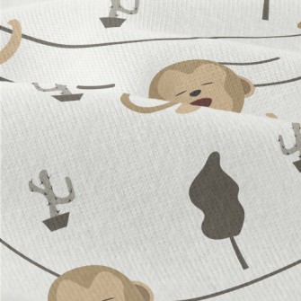 Monkeys Dancing On The Road Modern Jersey