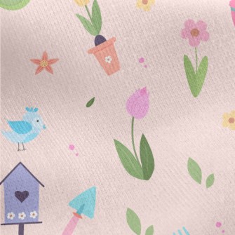 A Garden Filled With The Scent Jersey Backed Fleece