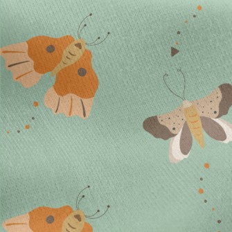 Butterflies Spreading Their Wi Jersey Backed Fleece