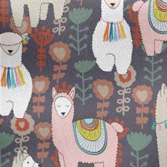 Alpacas Live An Ordinary Life  Jersey Backed Fleece