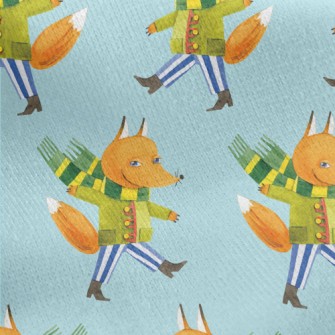 Sly Fox With Scarf Jersey Backed Fleece