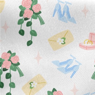 Happy Wedding Accessories Elem Jersey Backed Fleece