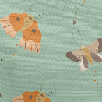 Butterflies Spreading Their Wi Pongee