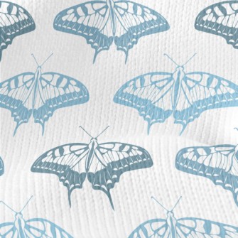 Dancing Blue Butterfly Stretch Jersey
