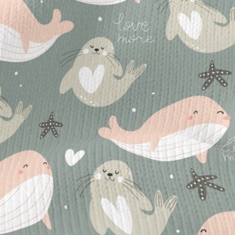 Whales And Seals Playing In Th Stretch Jersey