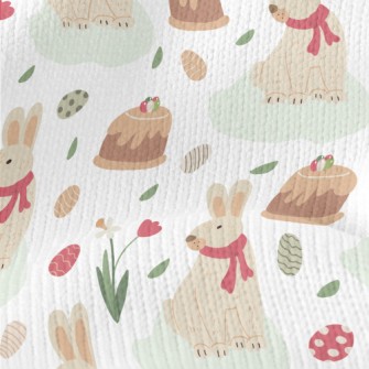 Cute Sleepy Rabbit Stretch Jersey