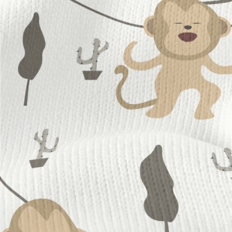 Monkeys Dancing On The Road Stretch Jersey