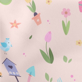 A Garden Filled With The Scent Lightweight Cotton Poplin