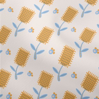 Autumn Yellow Flowers Dobby