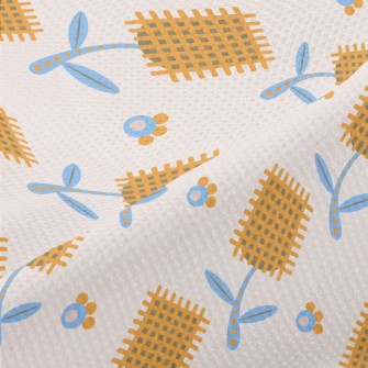 Autumn Yellow Flowers Piqué