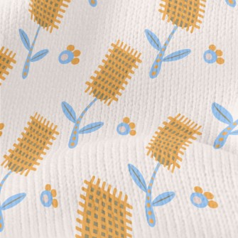 Autumn Yellow Flowers Stretch Jersey