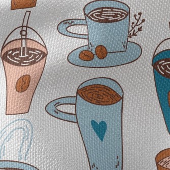 Warm Coffee Hot Cocoa Waterproof Canvas